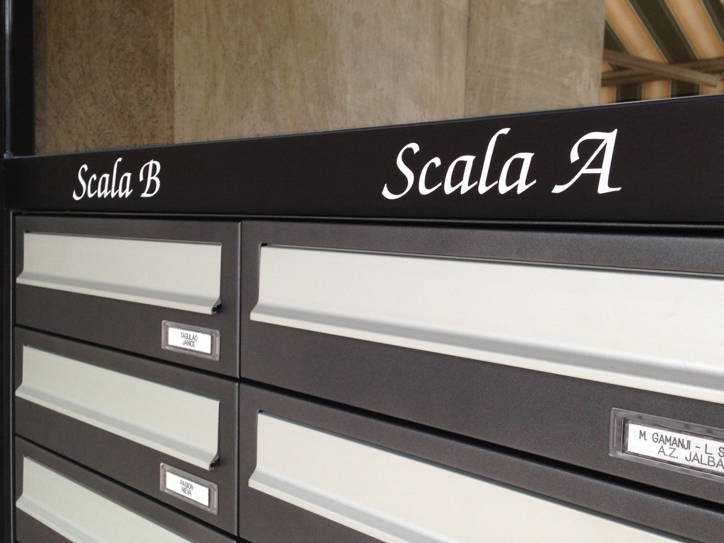 Casellario modello incasso