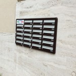 Casellario postale da esterno: modello a incasso o incasso a muro